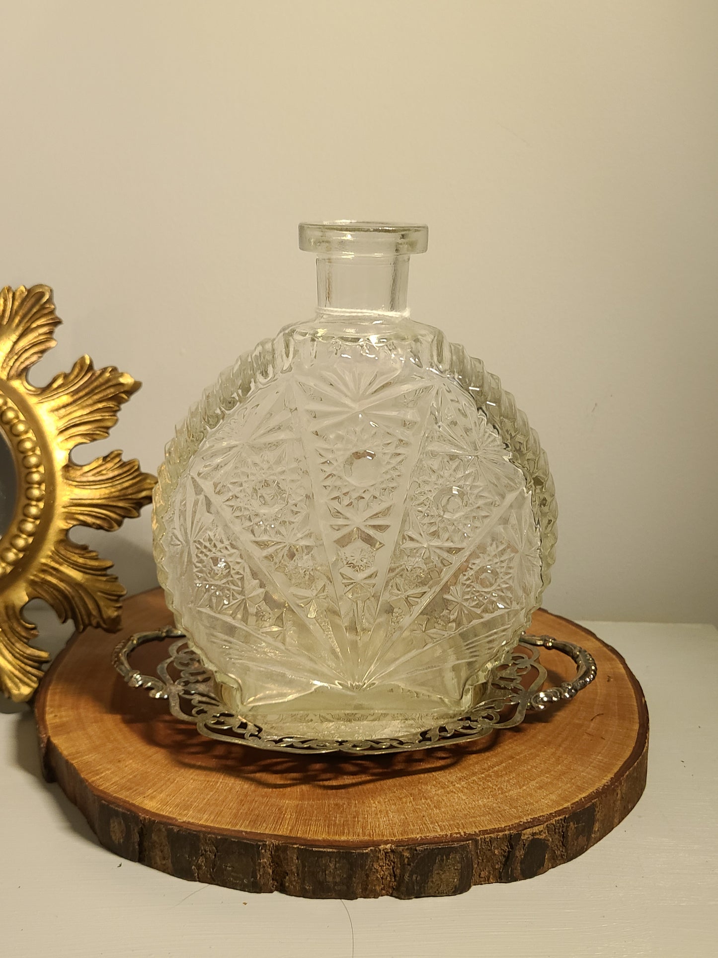 Sunflower Antique Glass Arrangement