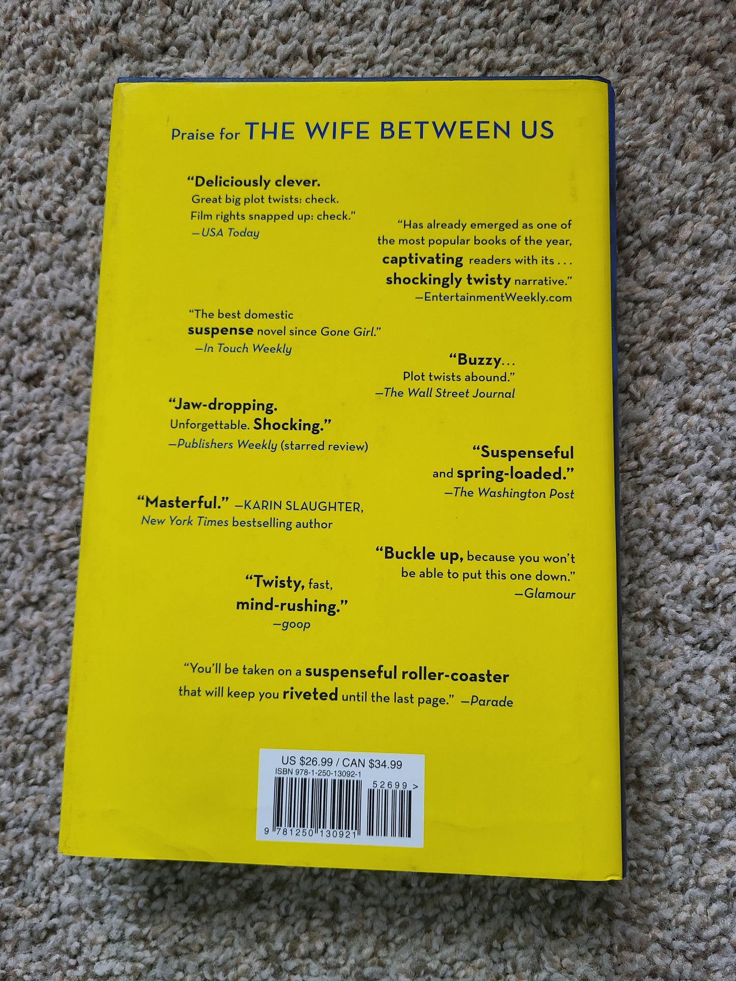 The Wife Between Us by Greer Hendricks and Sarah Pekkanen