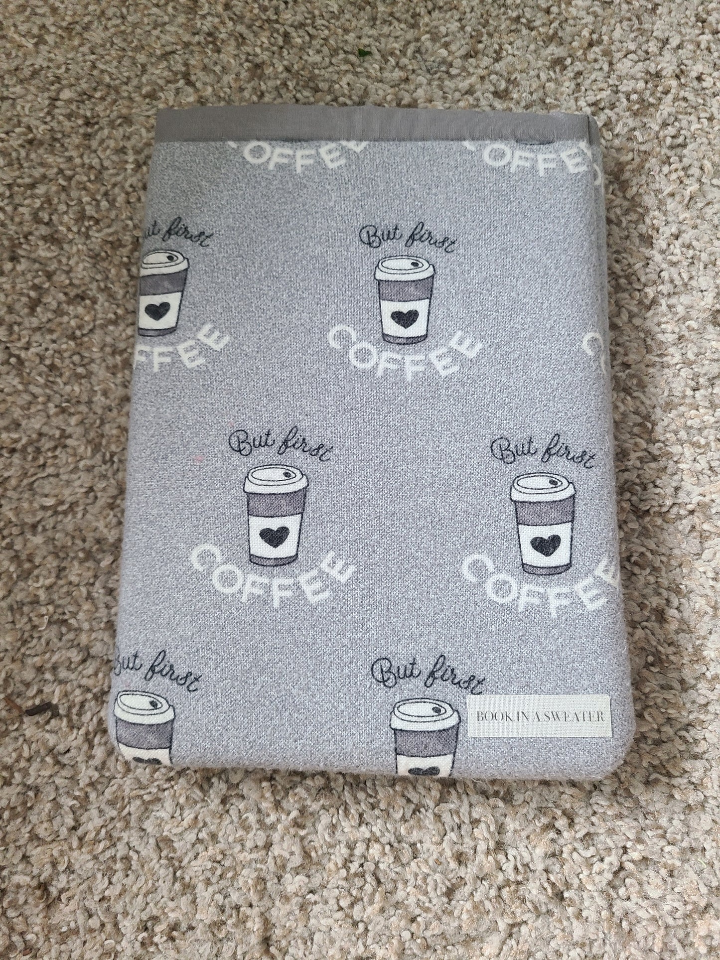 Coffee Themed Book In A Sweater