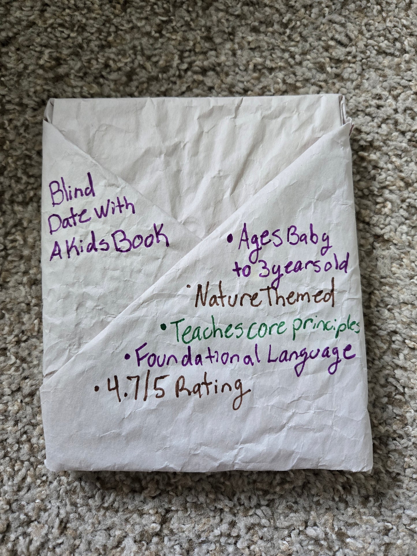 Blind Date With A Kids Book Baby-3 Years old