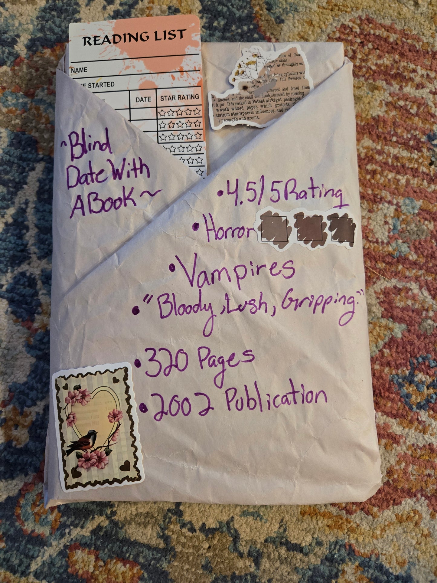 Blind Date With A Book- Horror