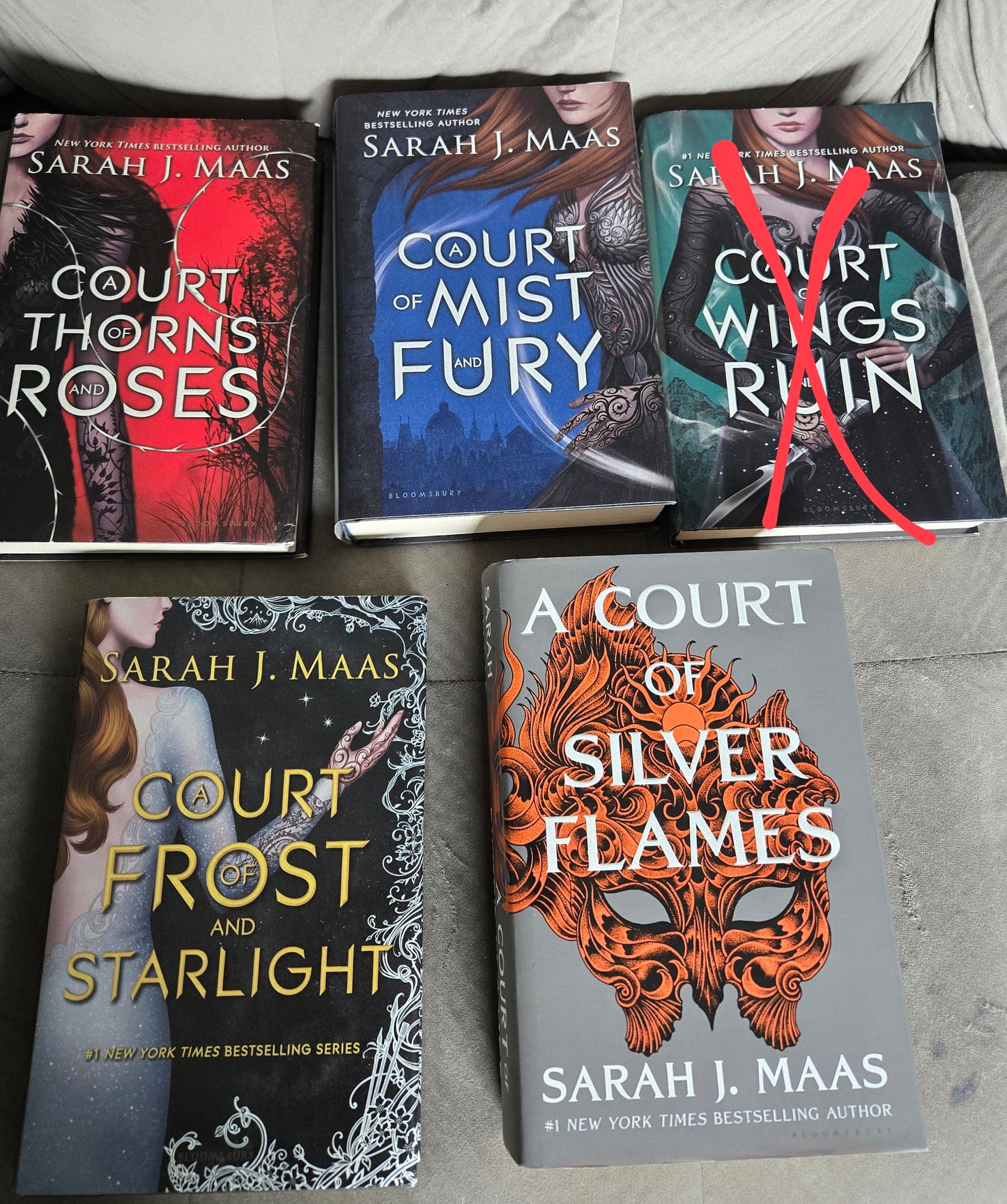OOP A Court of Thornes and Roses Set 1-2,4&5 by Sarah J Maas