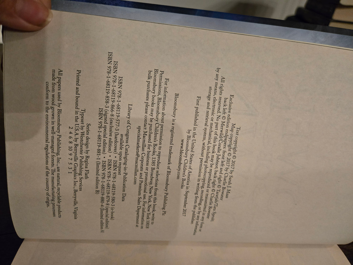 OOP 1st Printing Tower of Dawn by Sarah J Maas