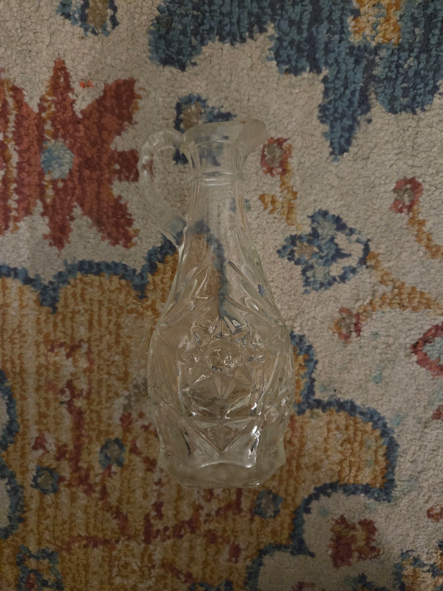 Clear Stars Vintage Oil Container Arrangement