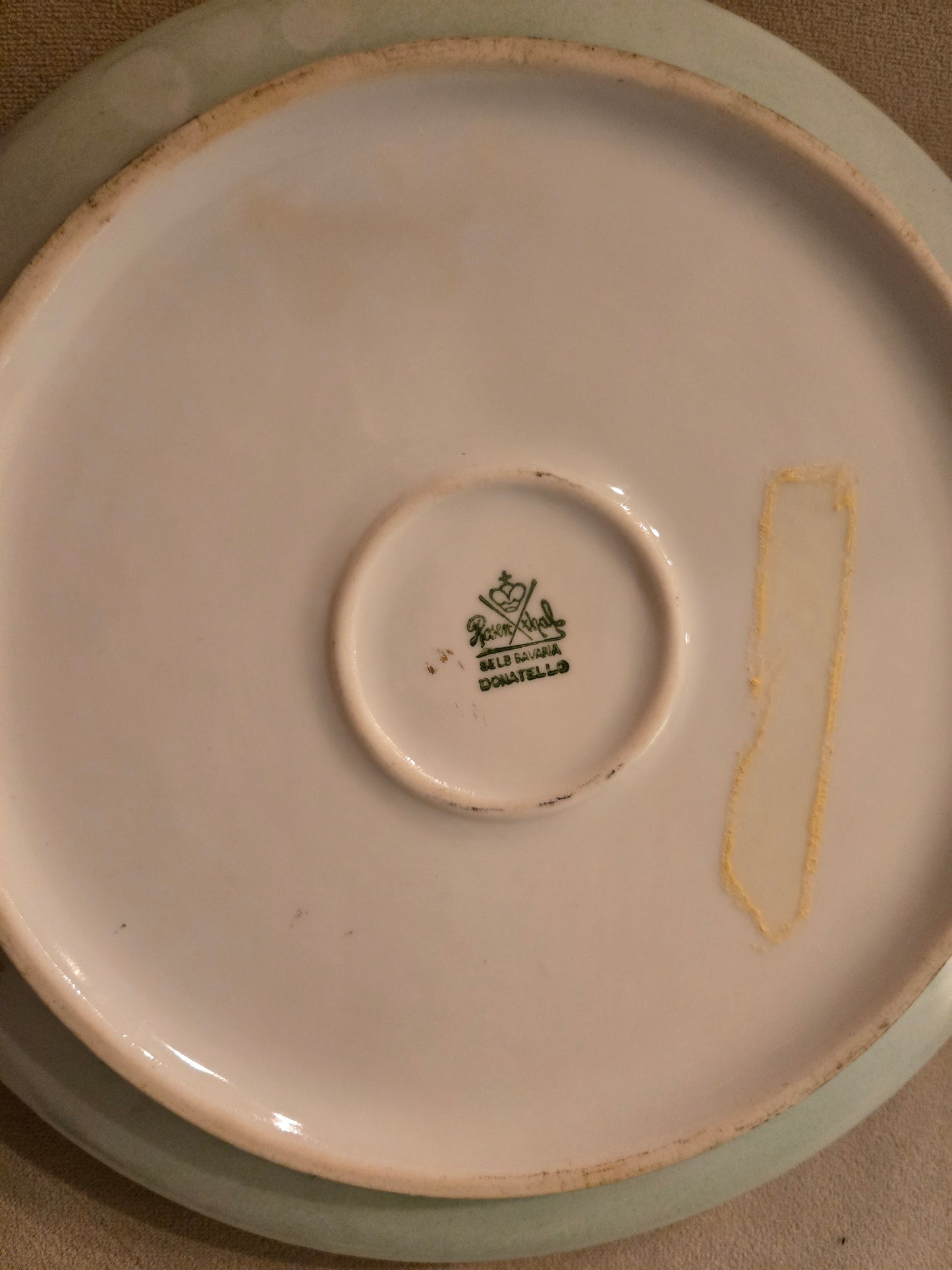 1920s Hand Painted Rosenthal Donatello Plated