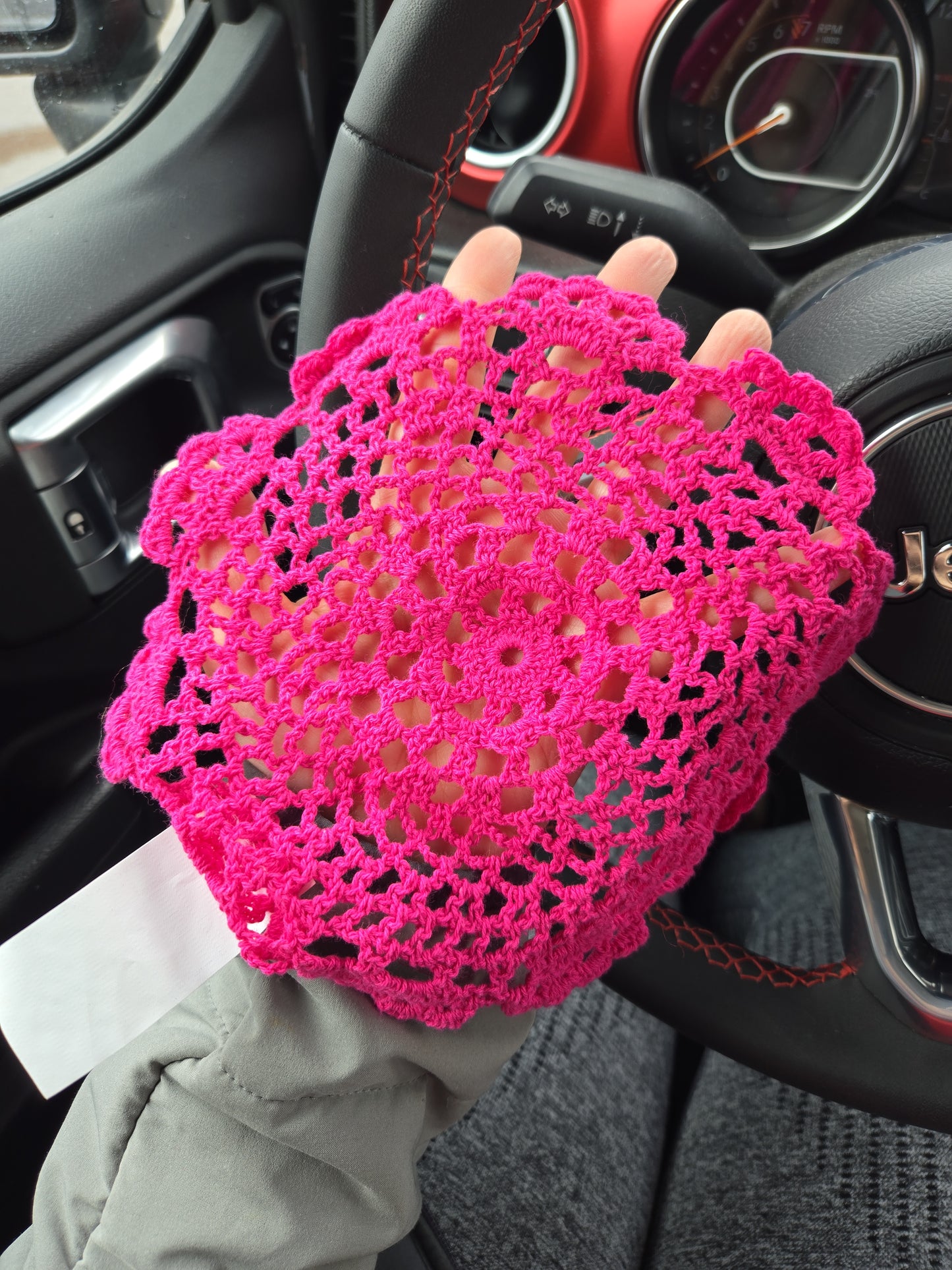 Pink Doily