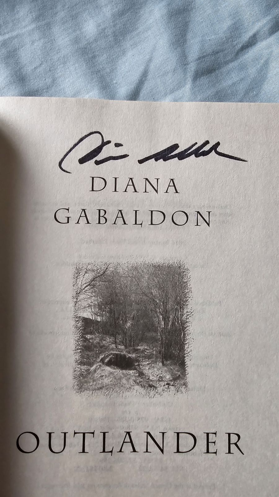 Signed Outlander Paperback