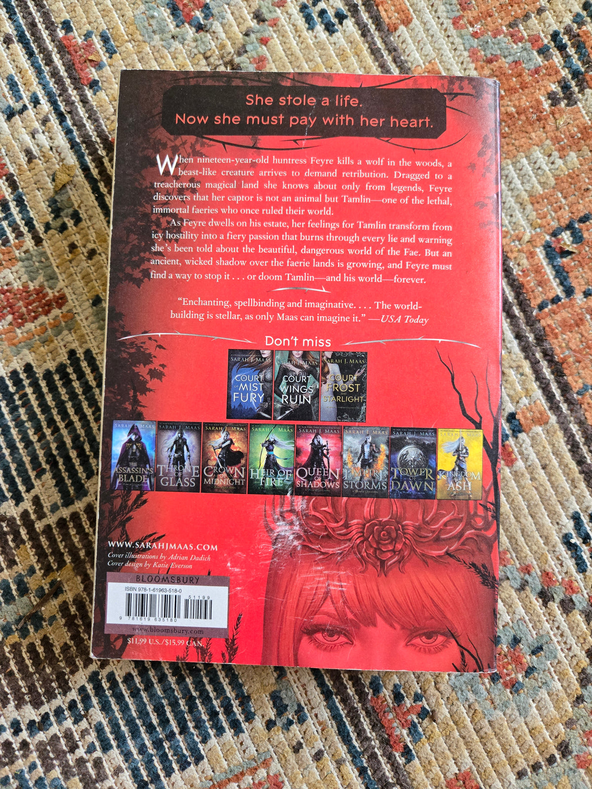 OOP A Court of Thornes and Roses by Sarah J Maas