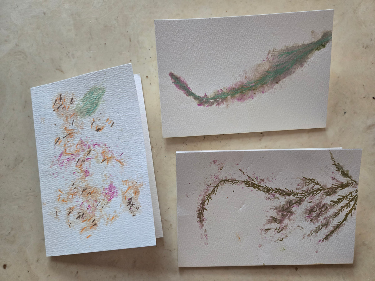Floral Ink Dyed Notecards