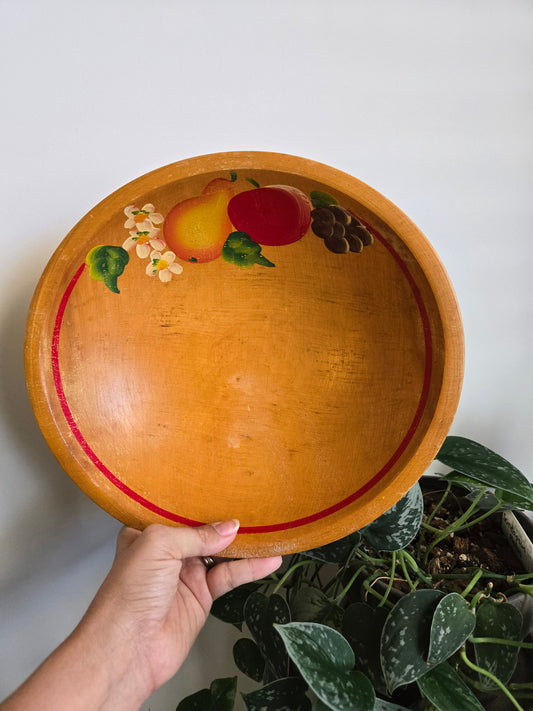 Vintage Hand Painted Fuit Bowl
