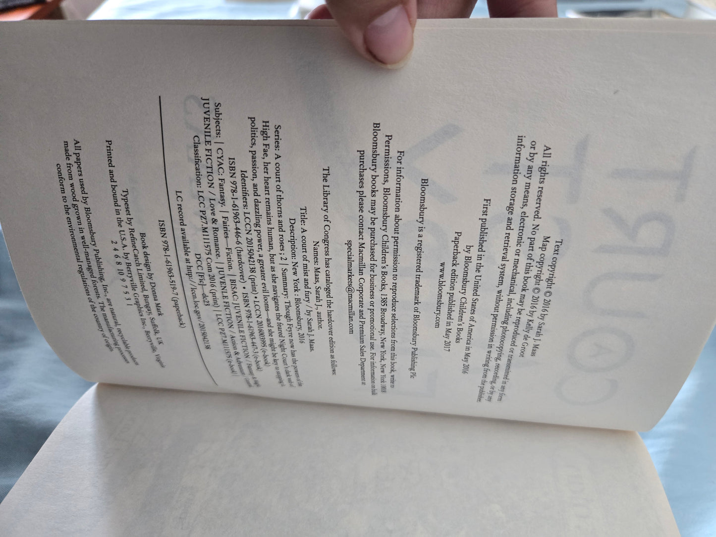 PB OOP A Court of Mist and Fury