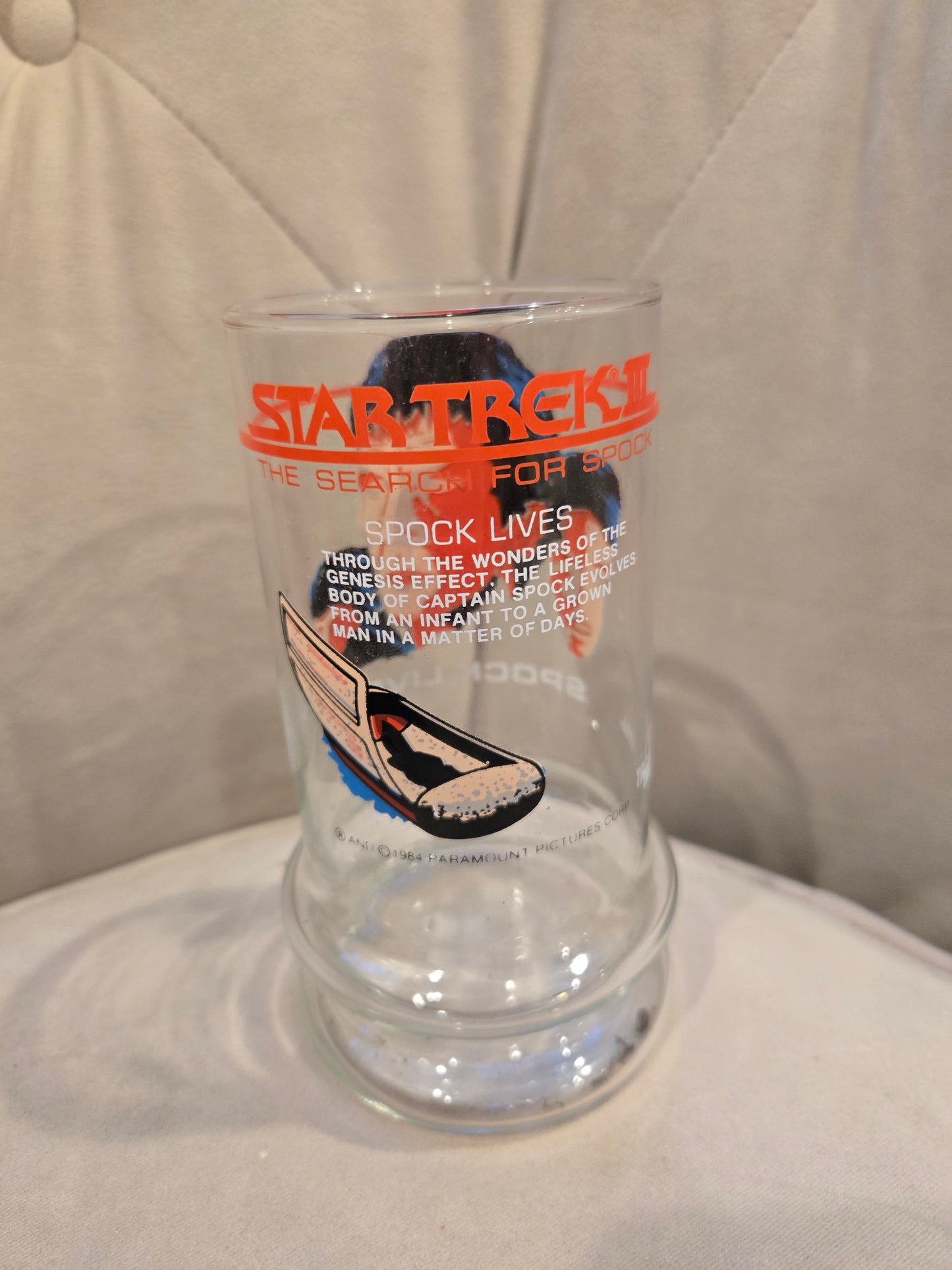 StarTrek Spock Glass Cup
