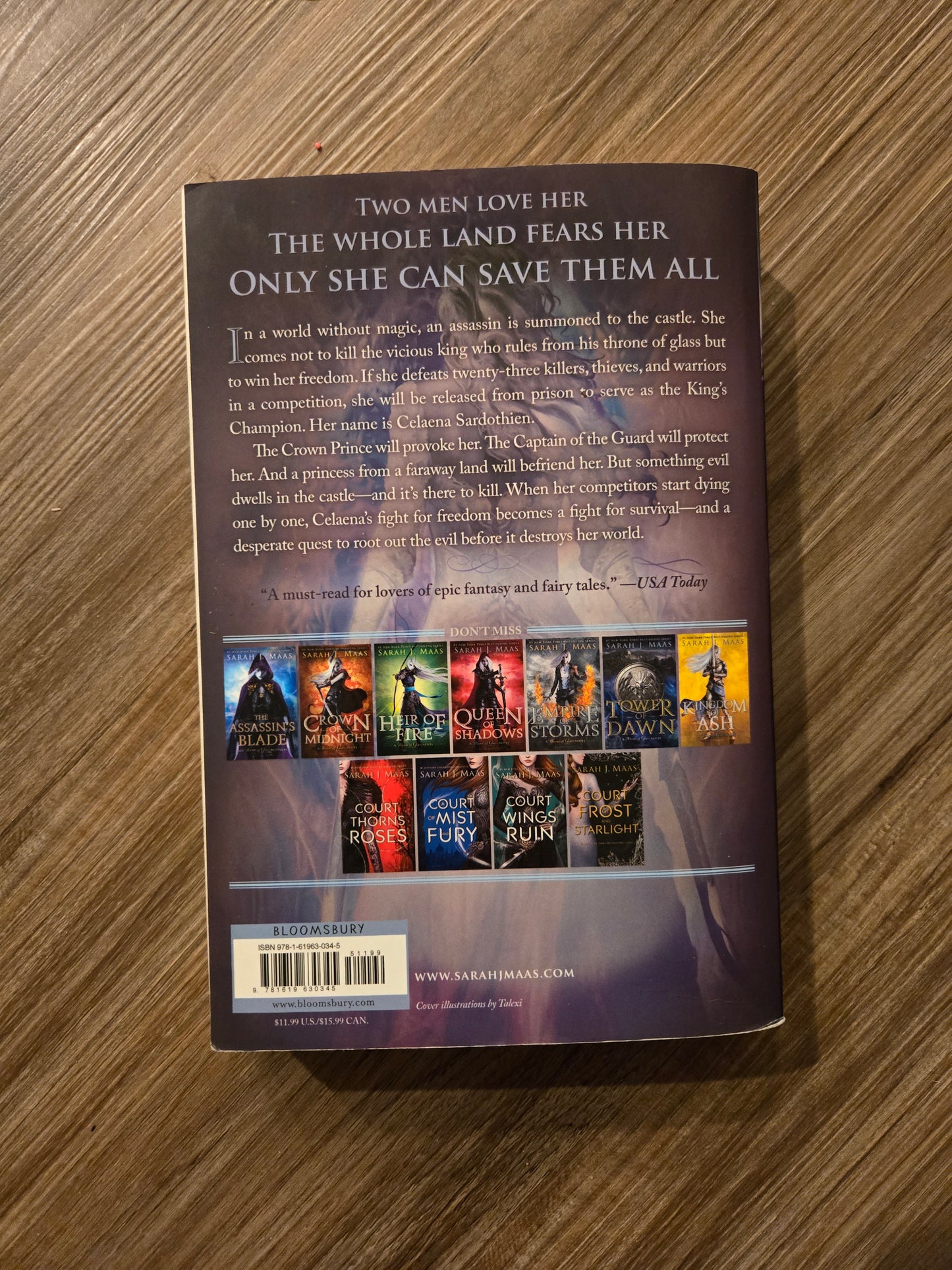 OOP Throne of Glass by Sarah J Maas