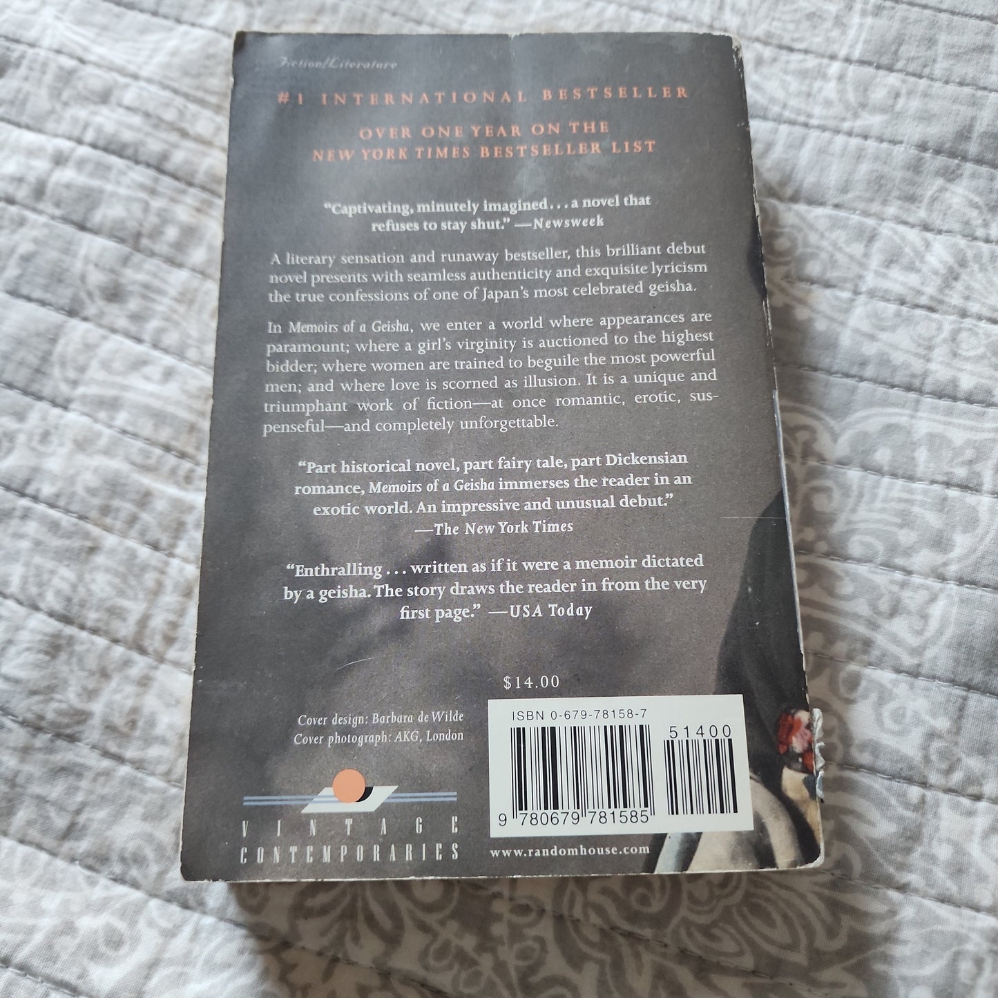 Memoirs of a Geisha by Arther Golden