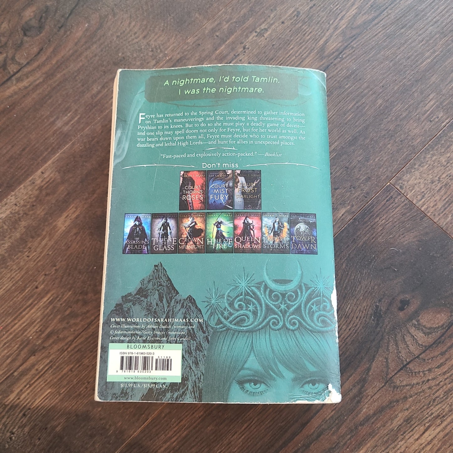 OOP A Court of Wings and Ruin Paperback by Sarah J Maas