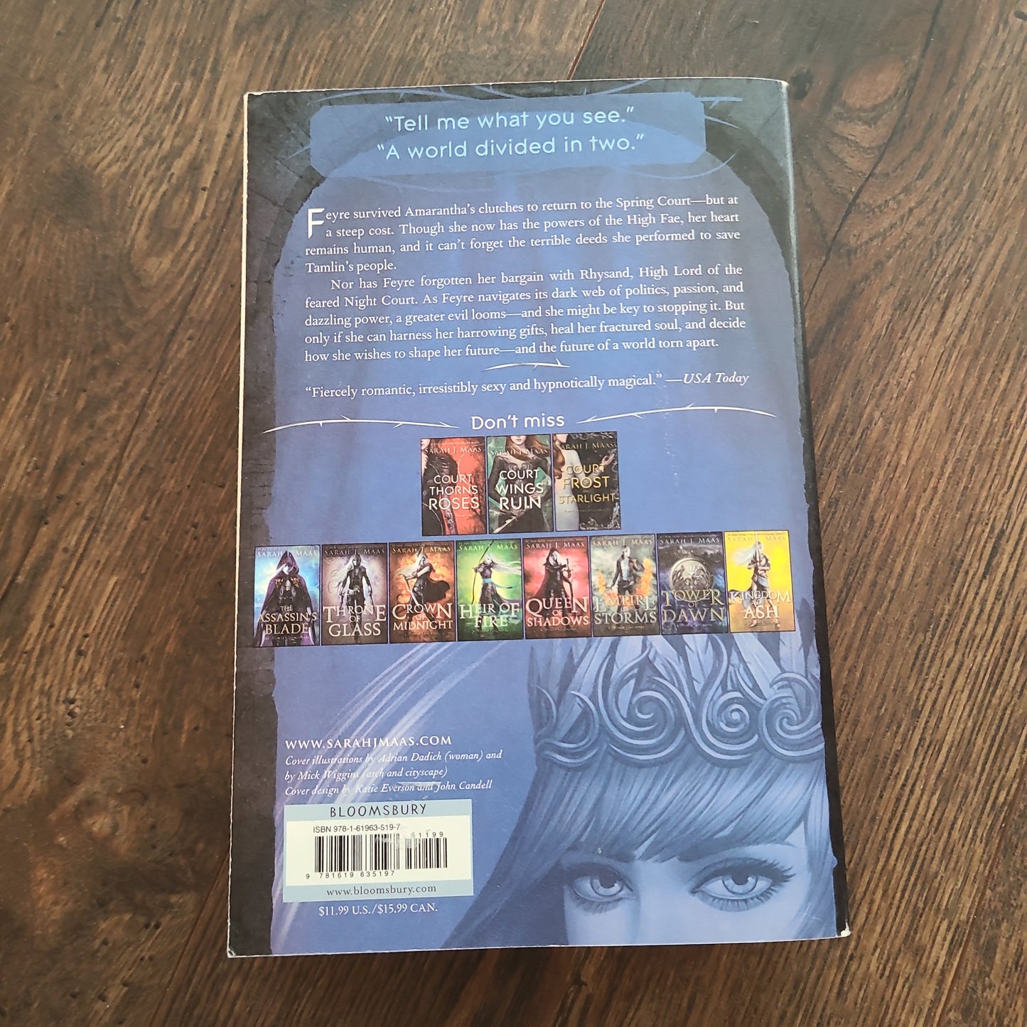 OOP Paperback A Court of Mist and Fury by Sarah J Maas