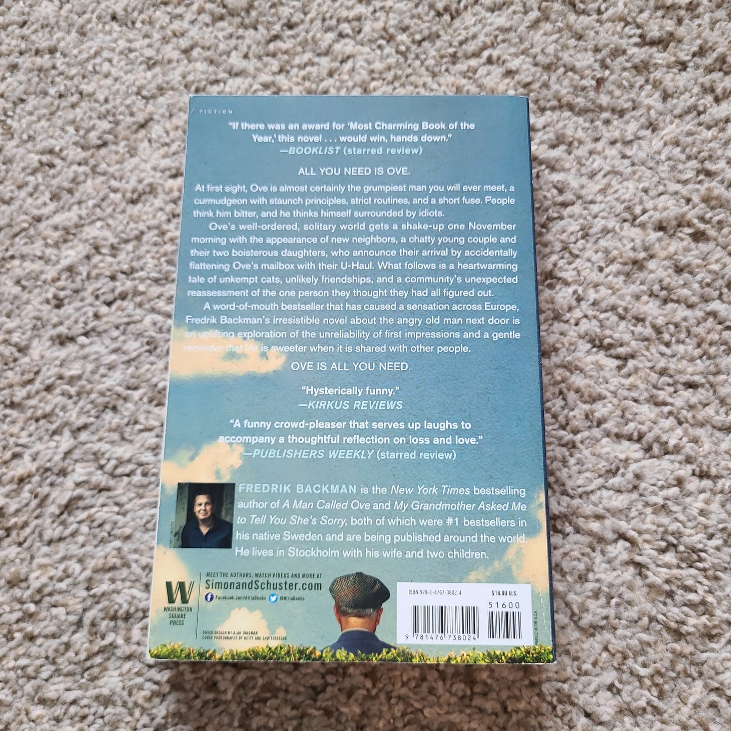 A Man Called Ove by Fredrik Backman
