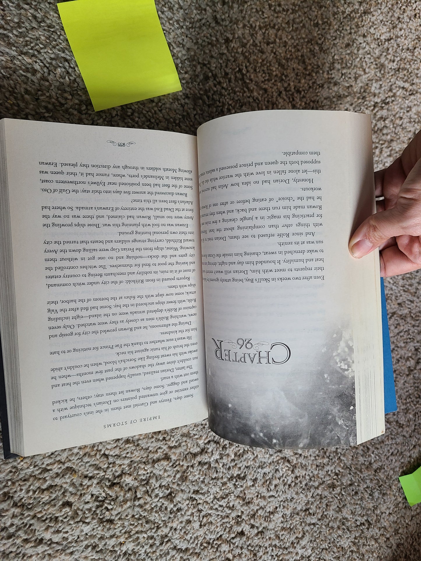 Barnes and Noble Exclusive Edition Empire of Storms by Sarah J Maas