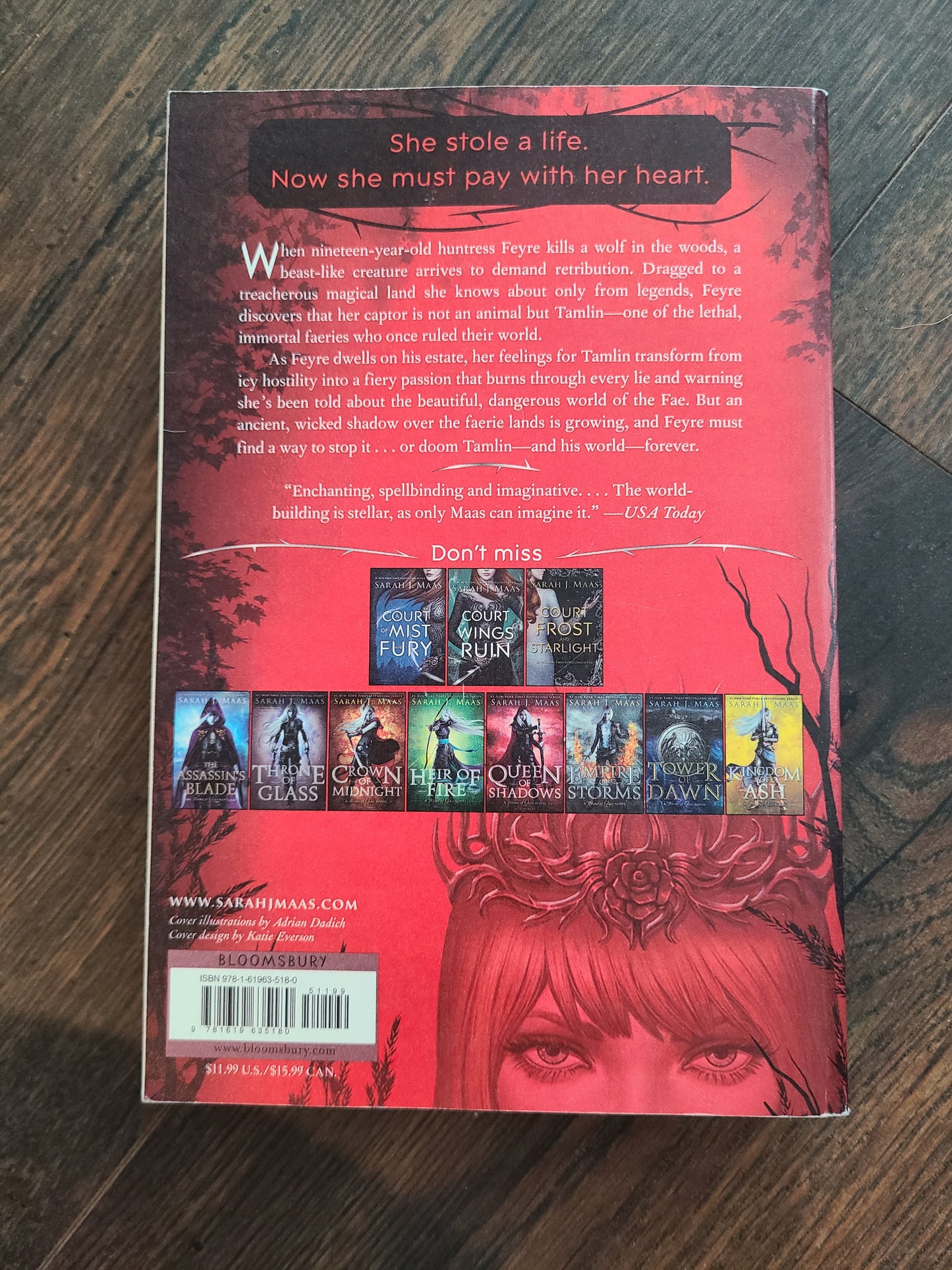 OOP A Court of Thorns and Roses Paperback by Sarah J Maas