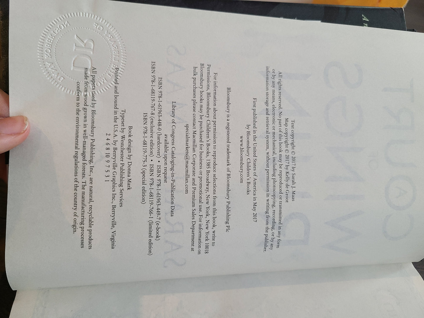 OOP a Court of Wings and Ruin Hardcover by Sarah J Maas