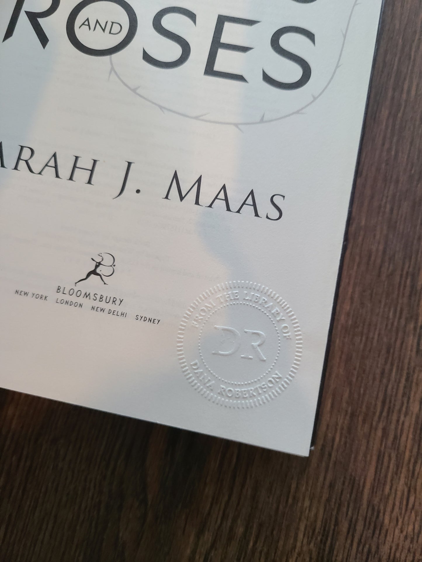 1st 1st OOP A Court of Thorns and Roses by Sarah J Maas
