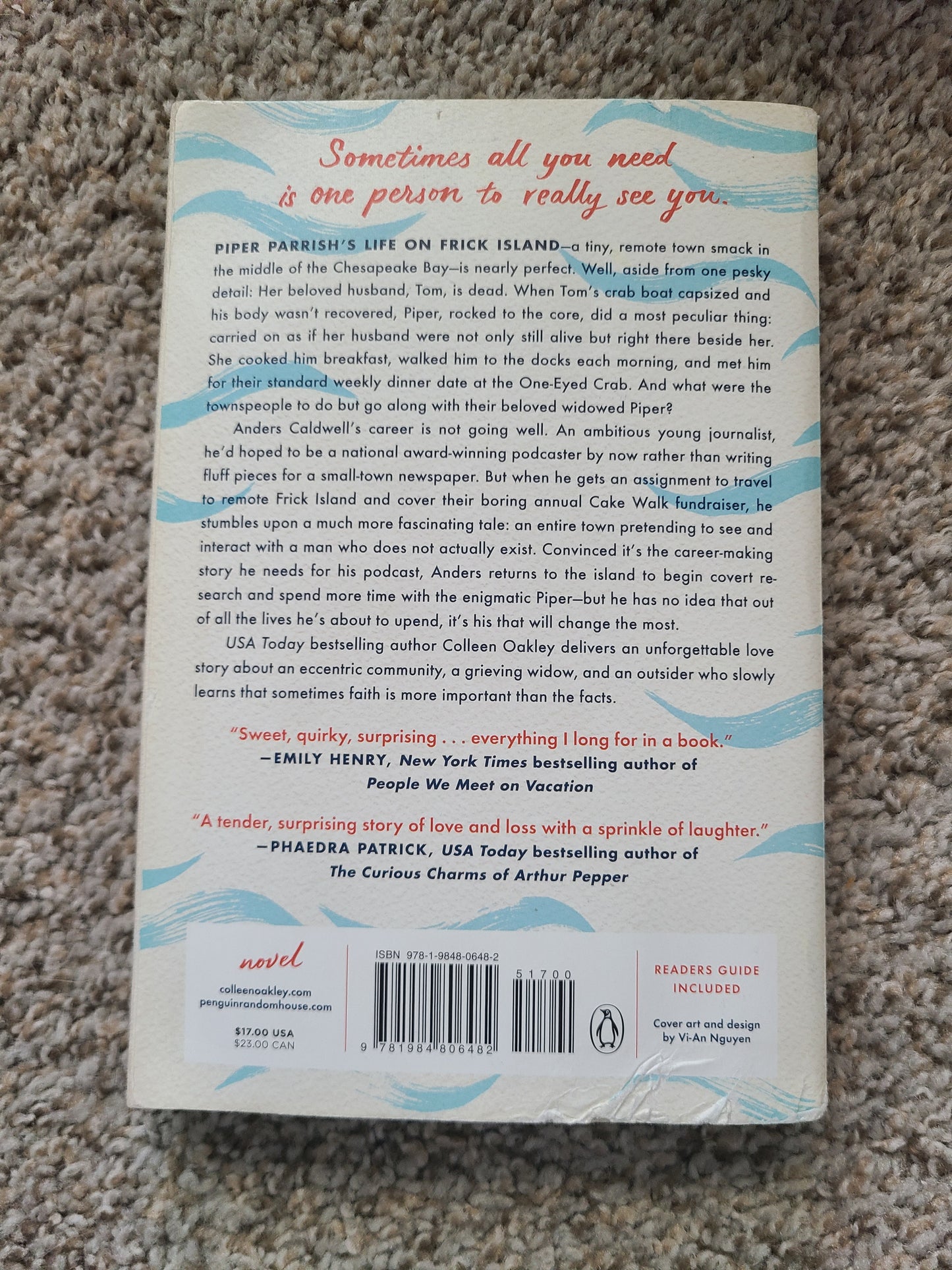 The Invisible Husband of Frederick Island by Colleen Oakley