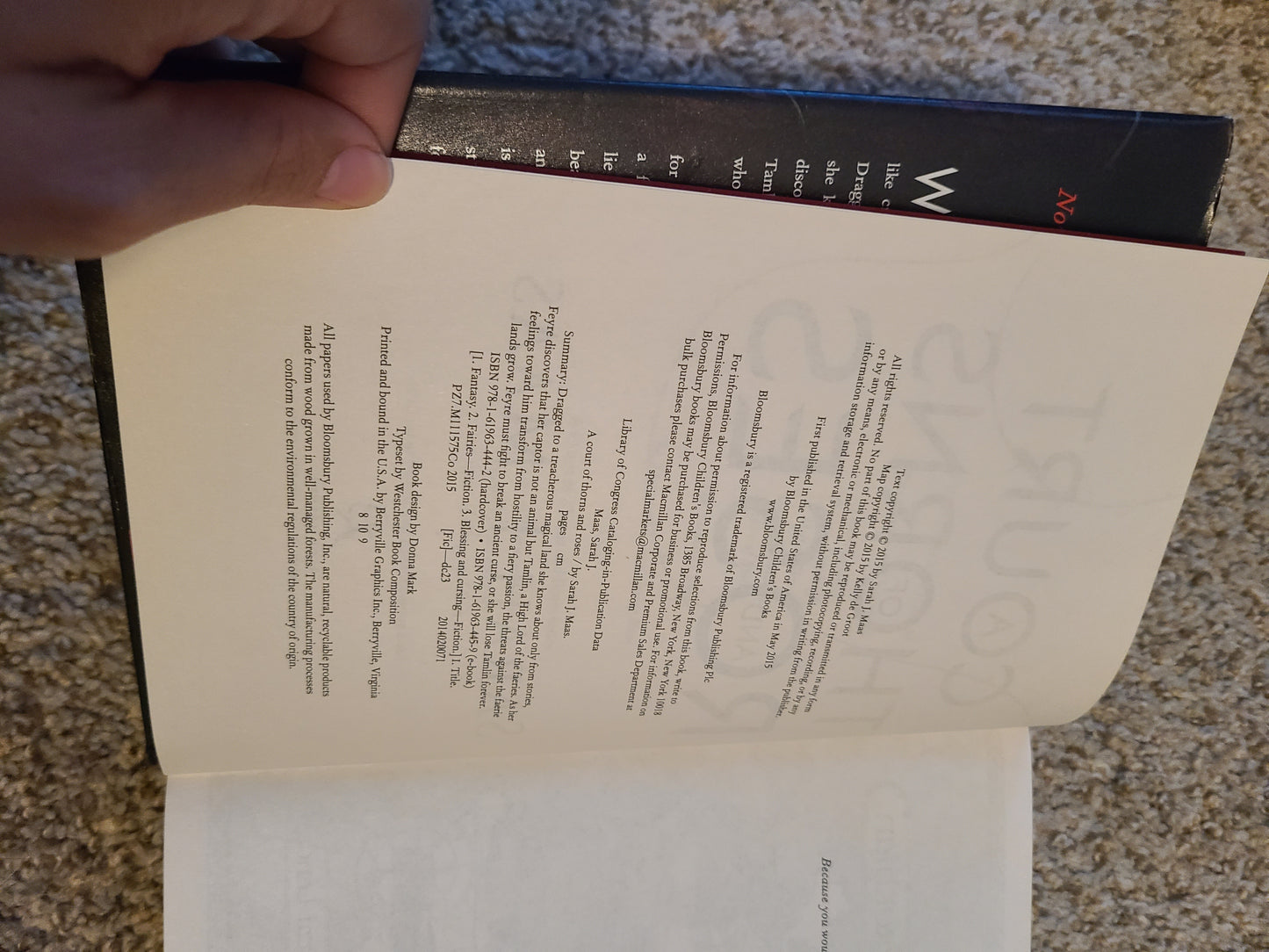 OOP A Court of Thornes and Roses by Sarah J Maas