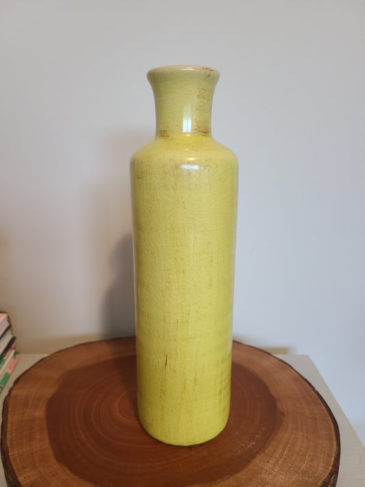 Crackle Yellow Lime Medium Plant Base