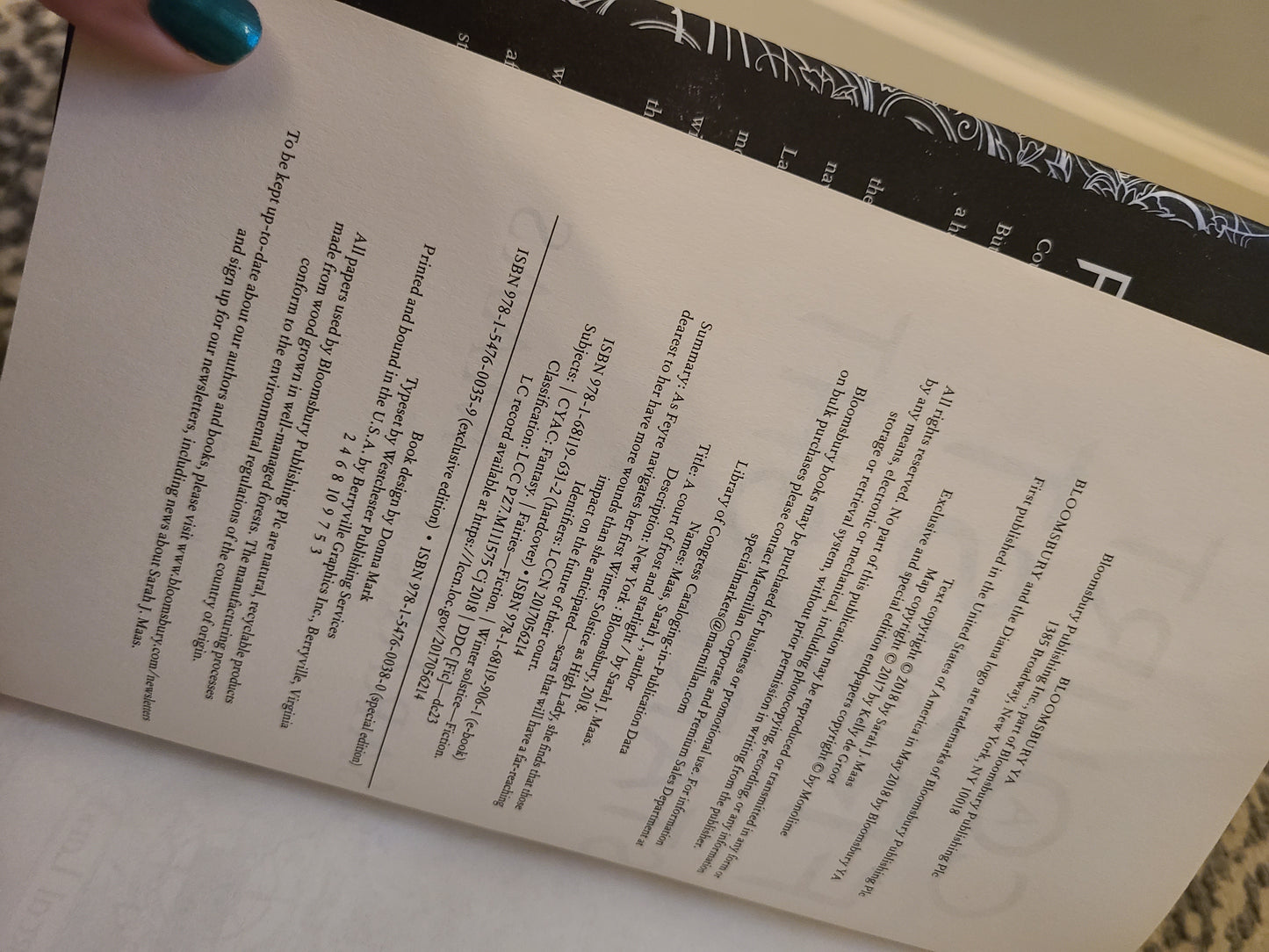 OOP A Court of Frost and Starlight Hardback by Sarah J Maas