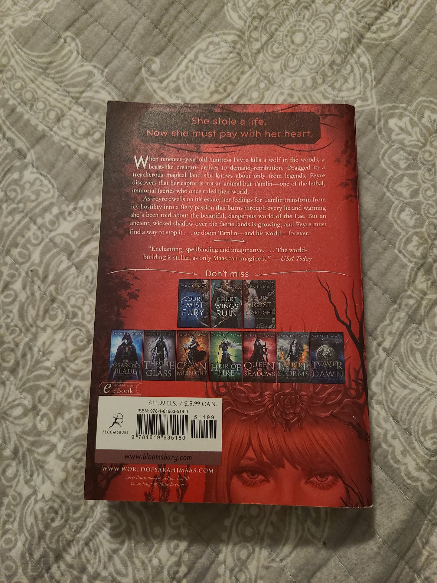 OOP A Court of Thornes and Roses Paperback by Sarah J Maas