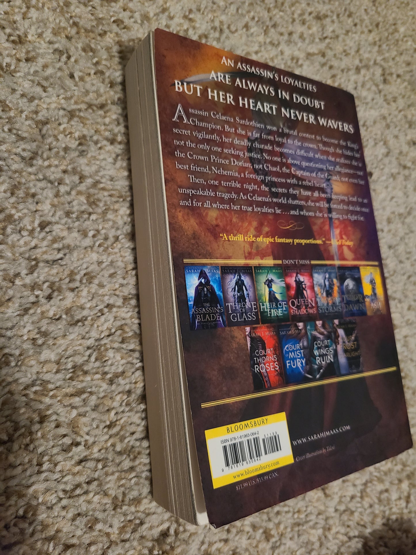 OOP Crown of Midnight by Sarah J Maas