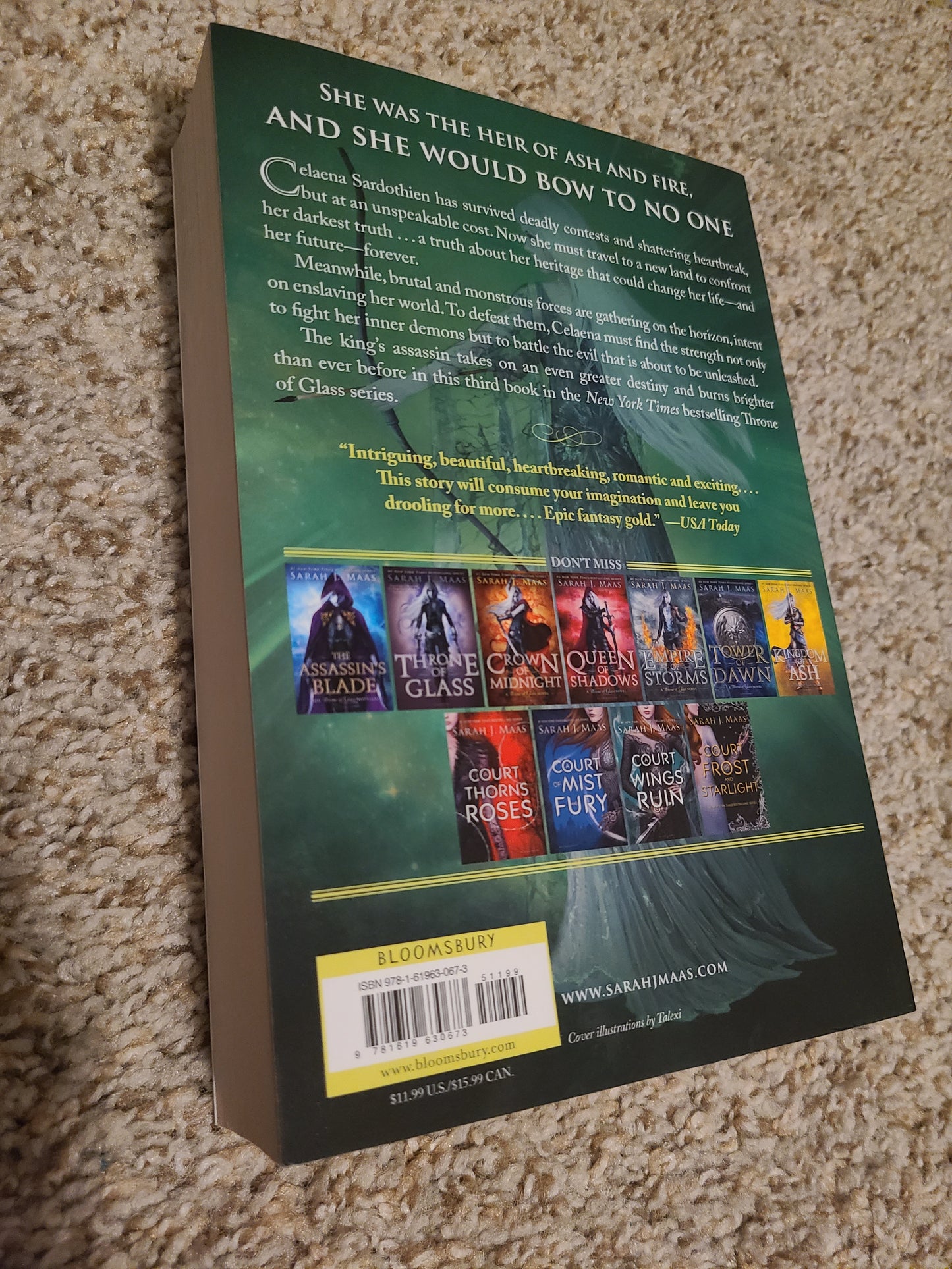 OOP Heir of Fire by Sarah J Maad