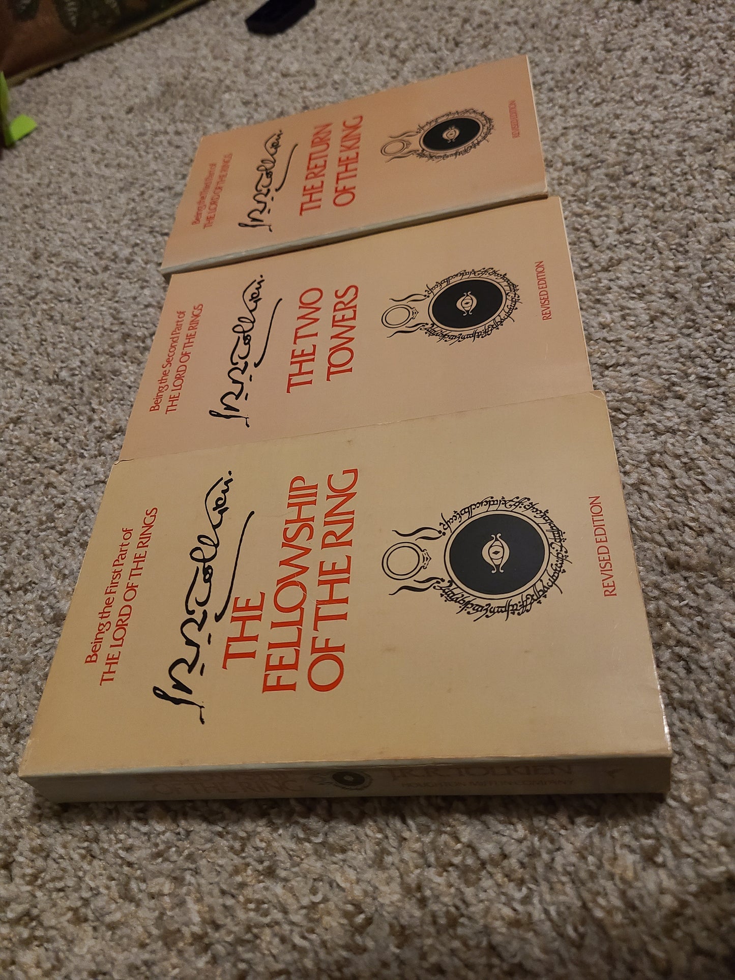 1978 Lord of The Rings Box Set by JRR Tolken