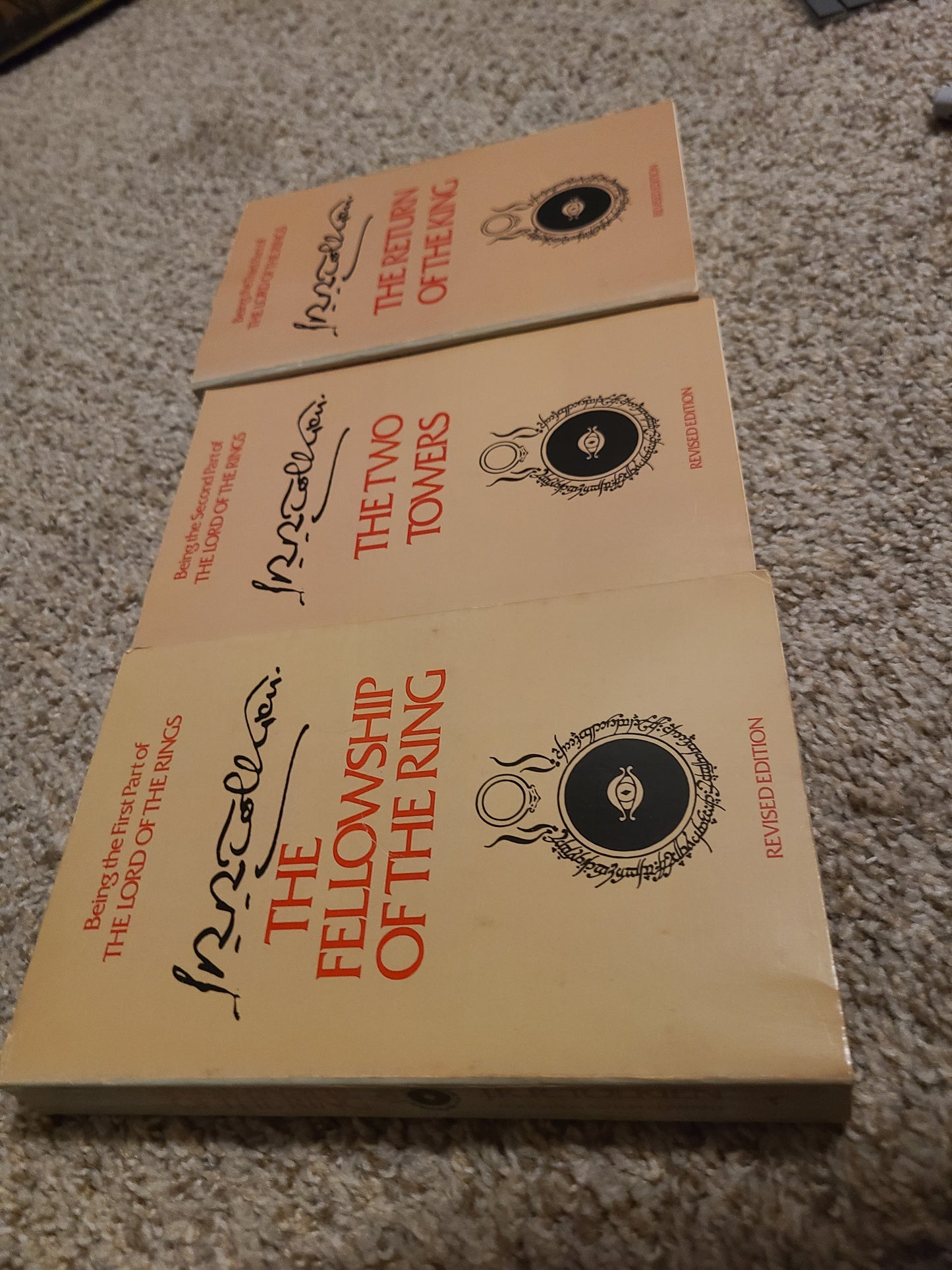 1978 Lord of The Rings Box Set by JRR Tolken