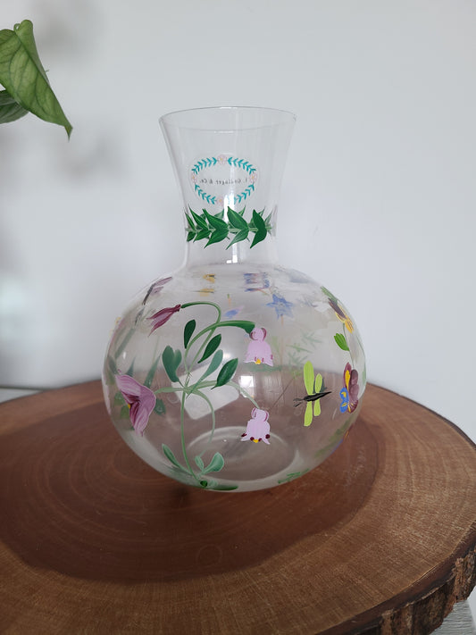 Hand Painted I. Godinger &Co. Short Plant Base