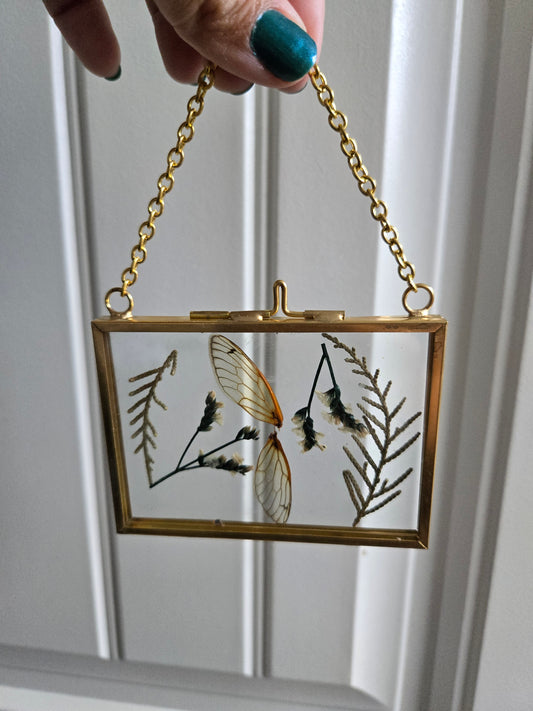 Wings, Branches and Flowers Suncatcher