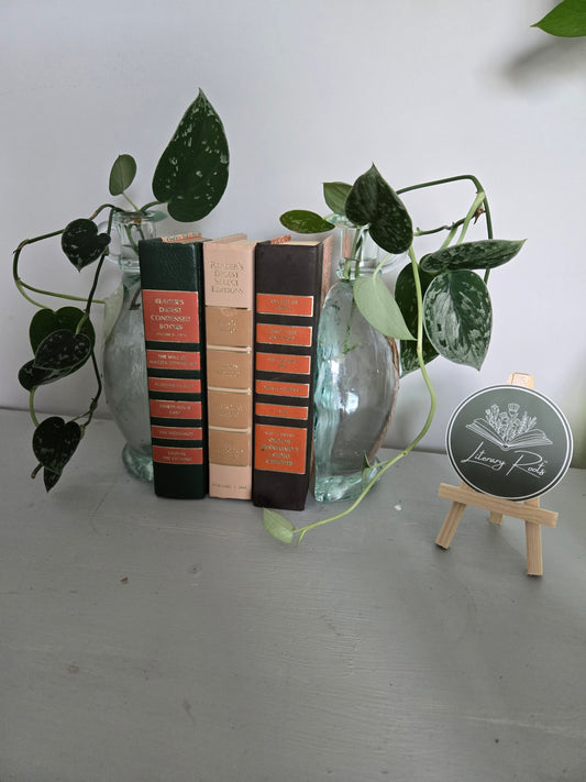 Plant Book Ends w/Satin Pathos