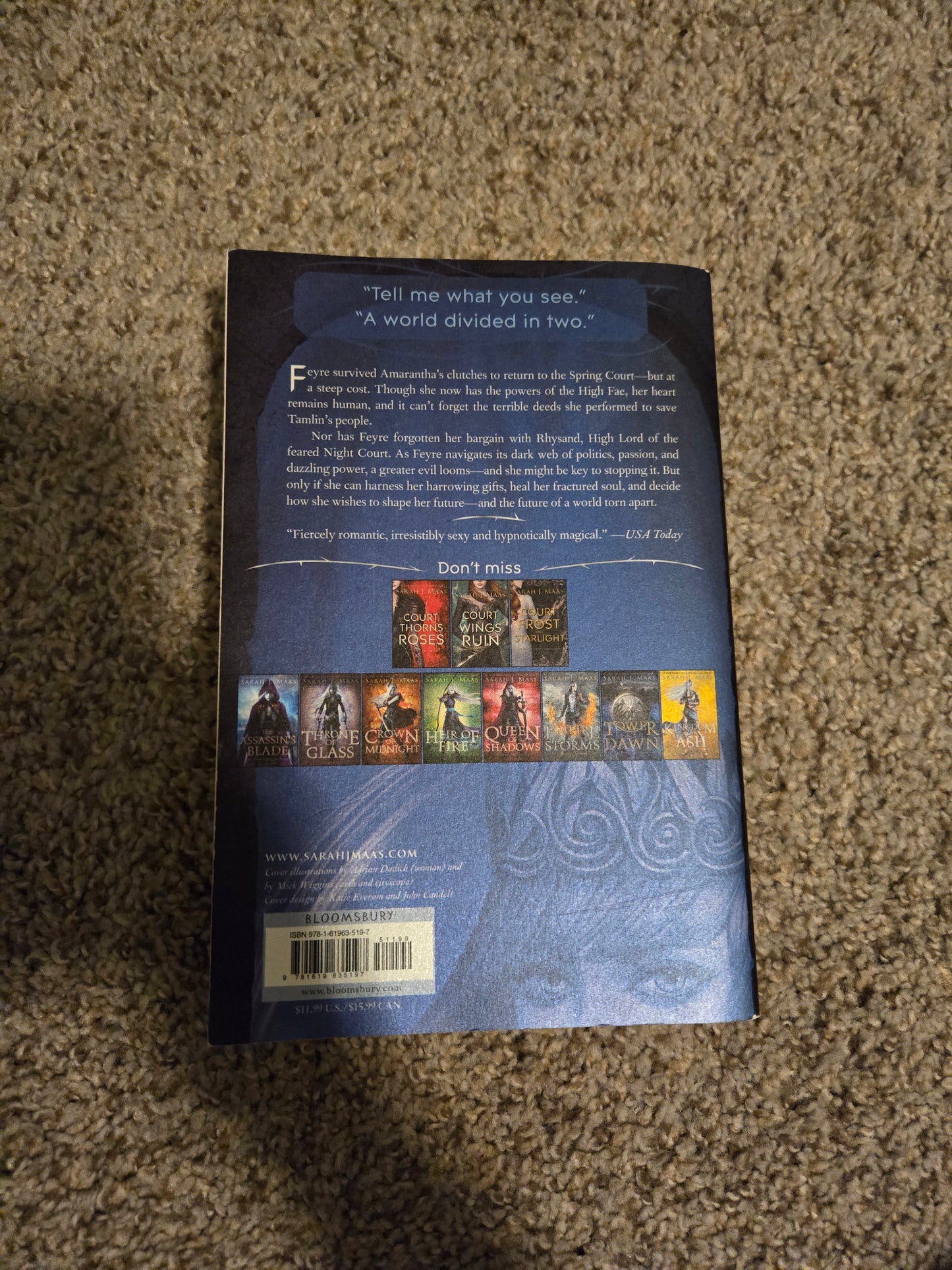 Paperback OOP A Court of Mist and Fury