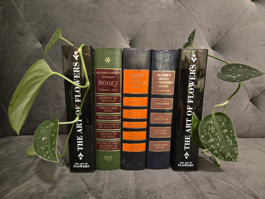 Plant Bookends- Book Shaped