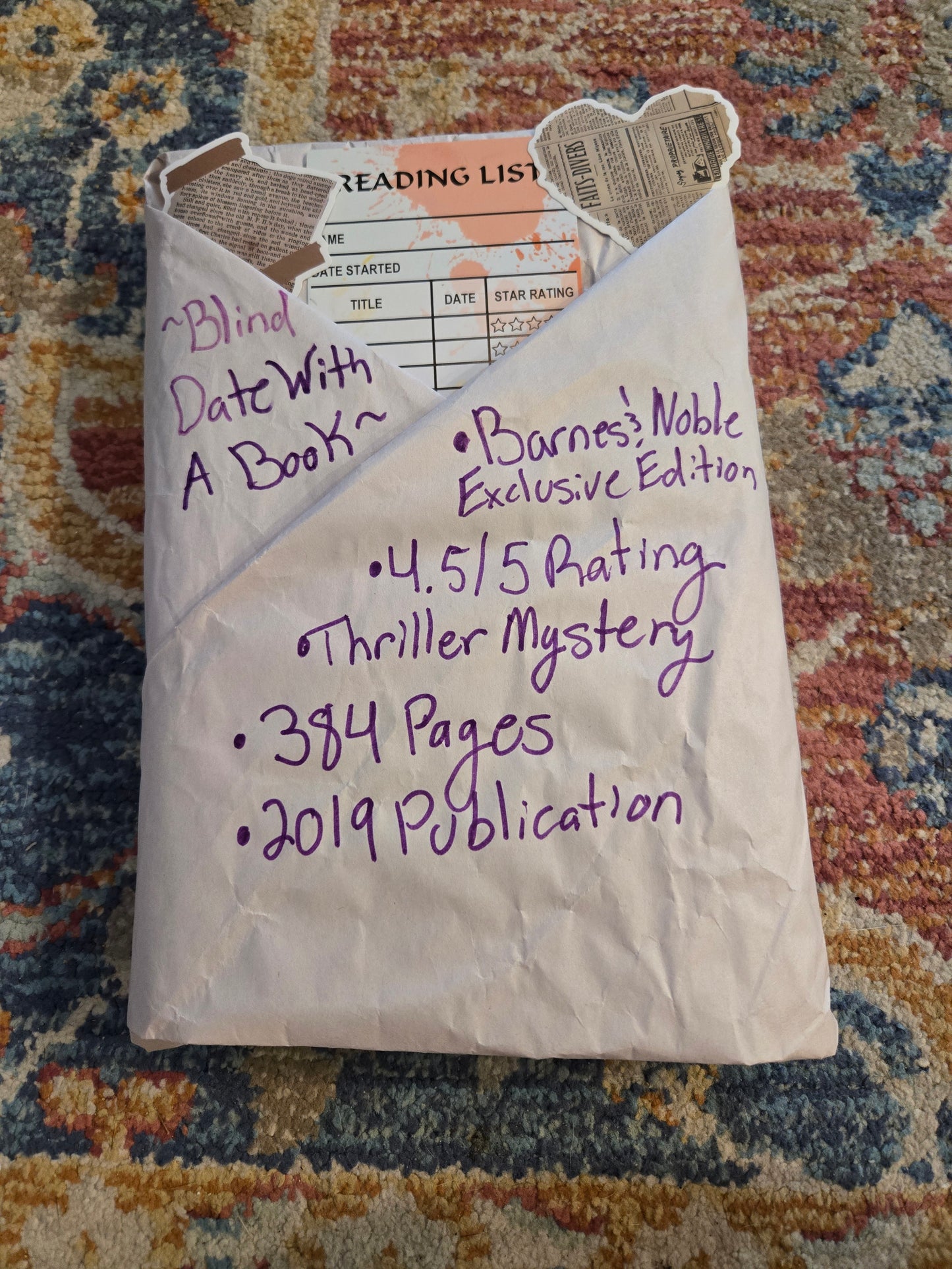 Blind Date With A Book- Thriller Bn&N Exclusive Edition