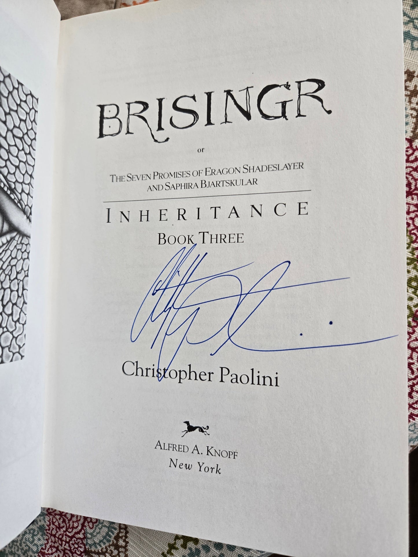 Signed Brisinger