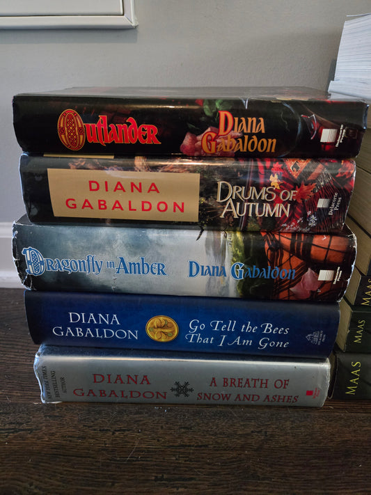 Out of Print Cover Outlander Books Mixed Set