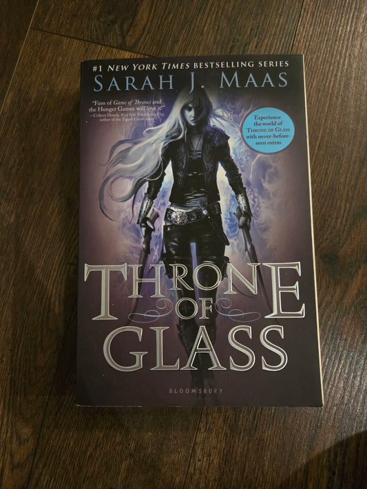 OOP Throne of Glass by Sarah J Maas- Spine Wear