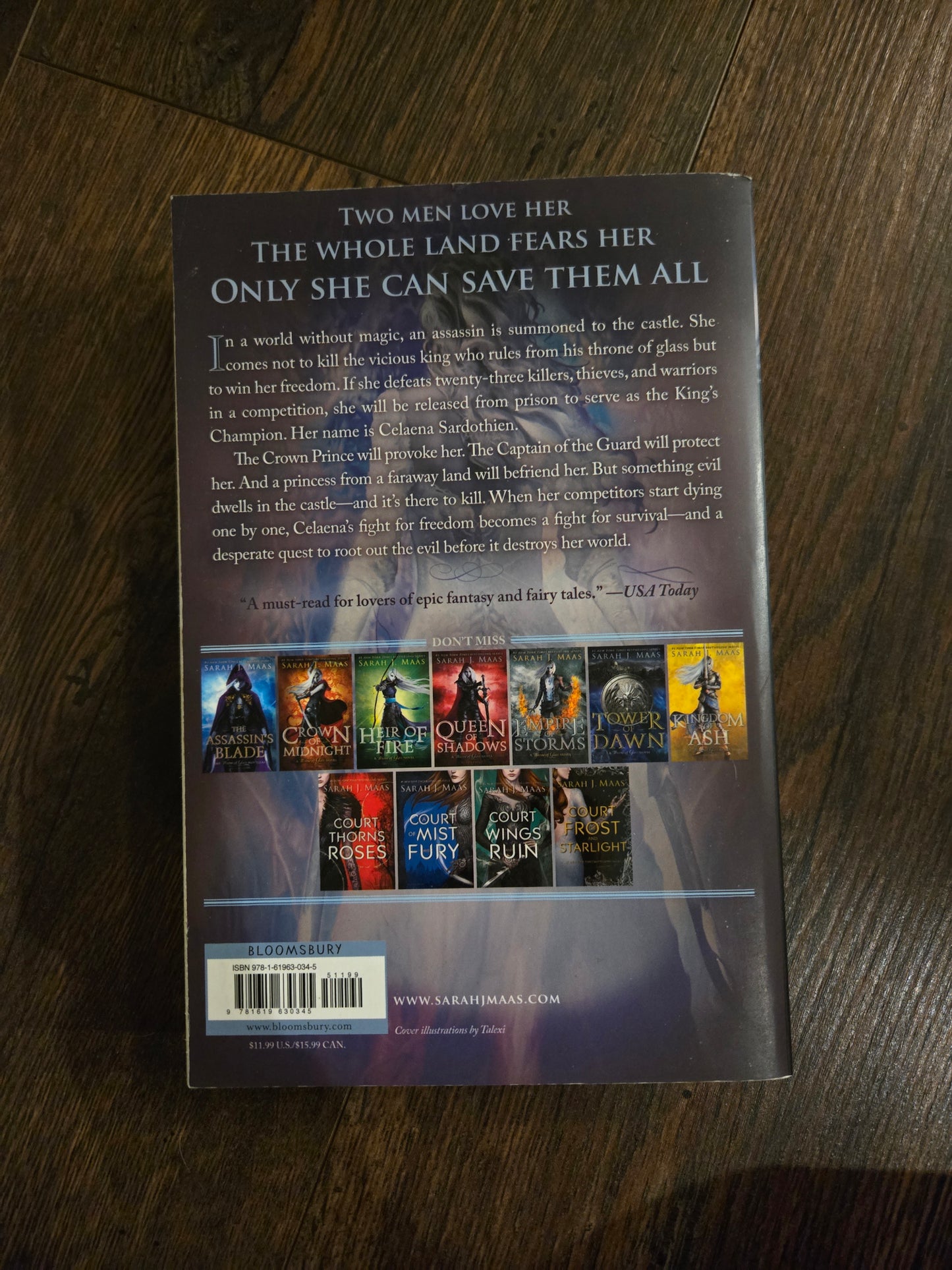 OOP Throne of Glass by Sarah J Maas- Spine Wear