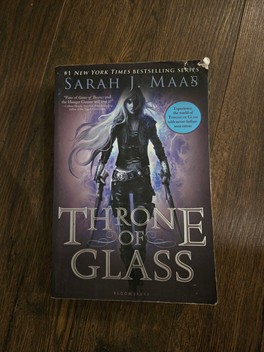 OOP Throne of Glass by Sarah J Maas- Fair condition