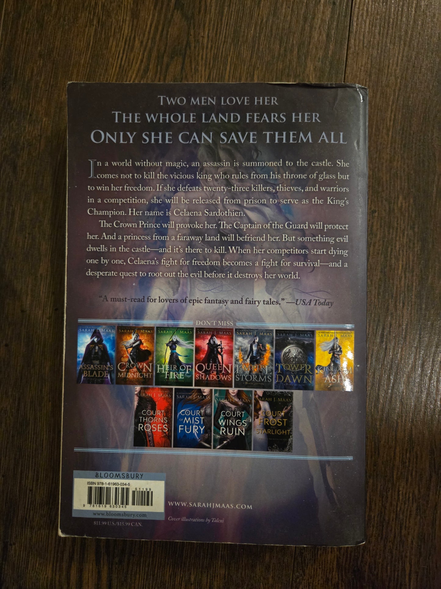 OOP Throne of Glass by Sarah J Maas- Fair condition