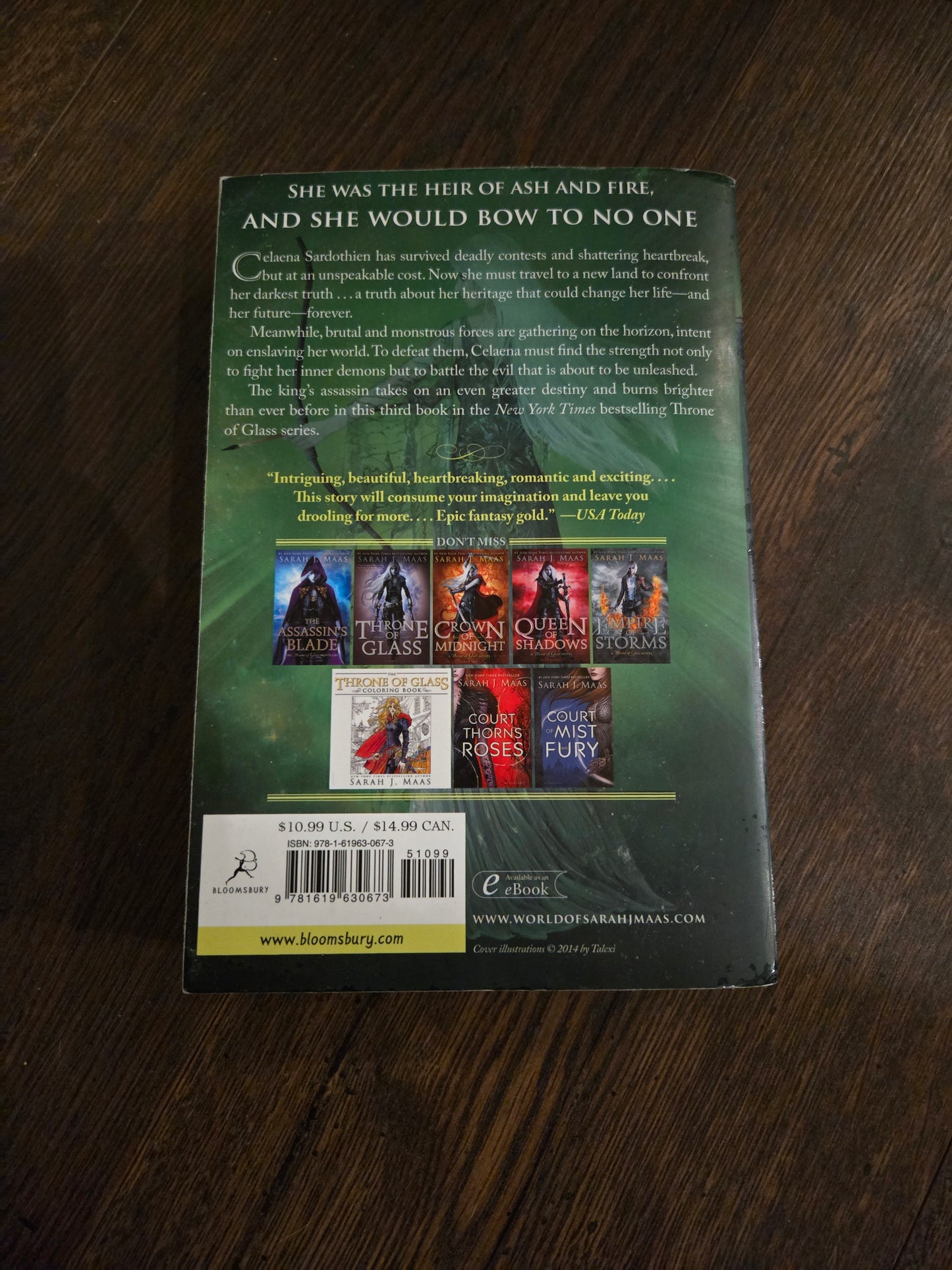 OOP Heir of Fire by Sarah J Maas