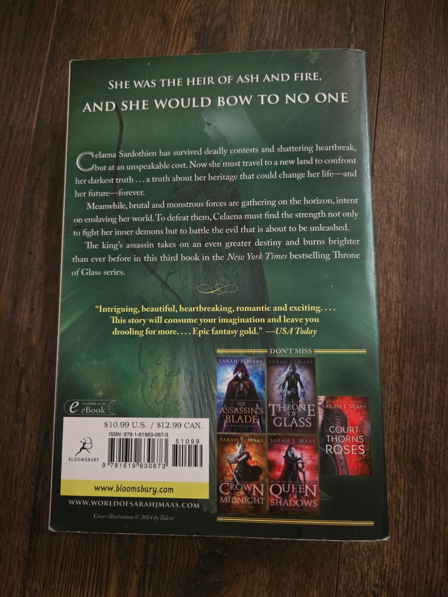 OOP Heir of Fire by Sarah J Maas