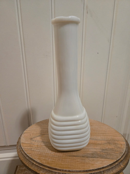 Vintage Milk Glass Vase