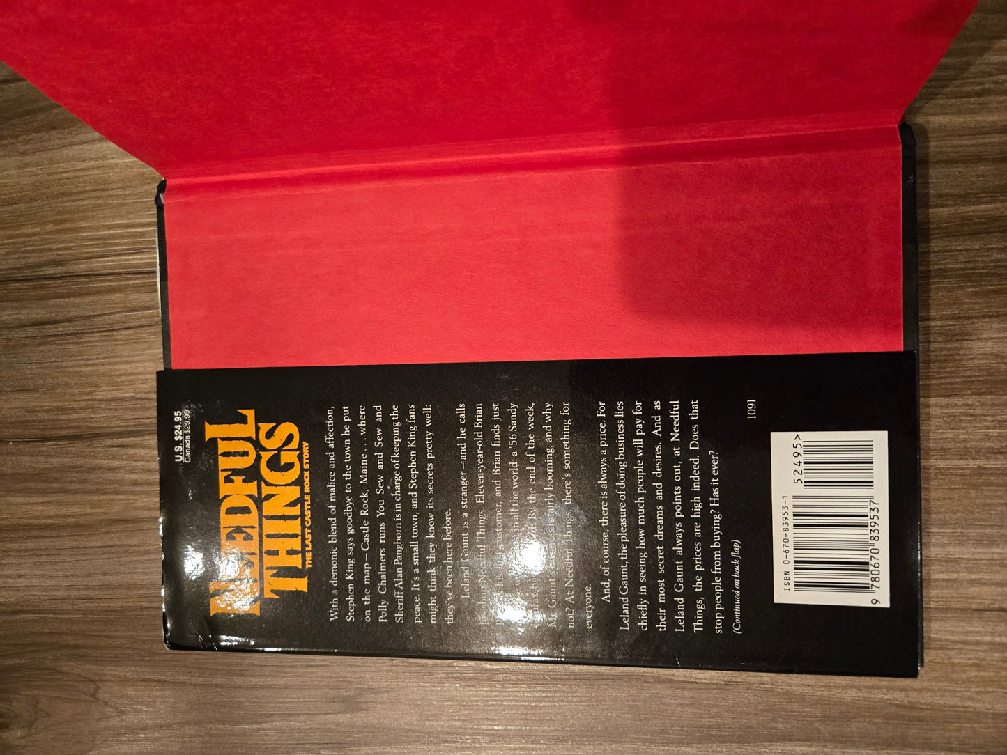 1st Edition 4th Printing Needful Things by Stephen King